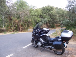 Viaje en moto Sierra Huelva