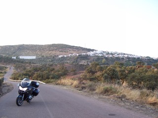 Viaje en moto Sierra Huelva