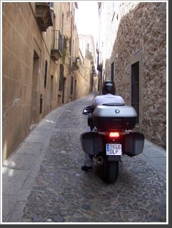 Viaje en moto a Caceres