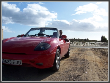 Viaje en Fiat Barchetta al Alentejo Portugal