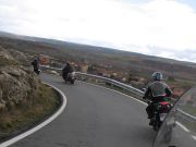 Viaje en moto por la sierra de madrid