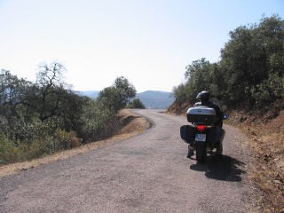 Viaje en moto Sierra Huelva